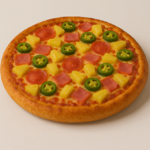 Spicy Hawaiian Pizza