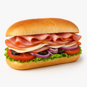 Ham & Provolone Sandwich 10"