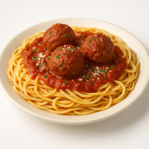 Spaghetti with Meatball